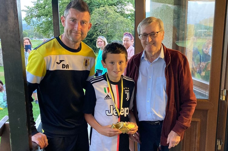 Under 11s players’ player Guto Williams, Dolgellau Juniors FC 2022