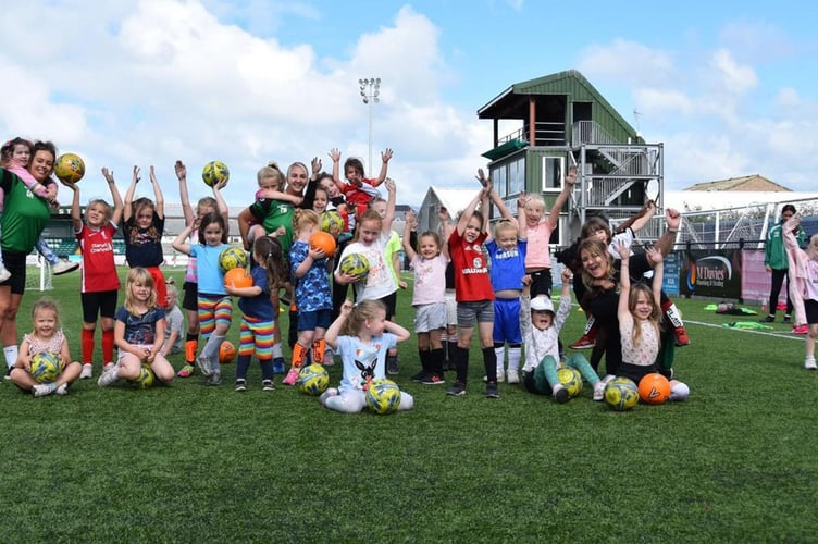 The girls mini camps organised by Aberystwyth Women have been very popular