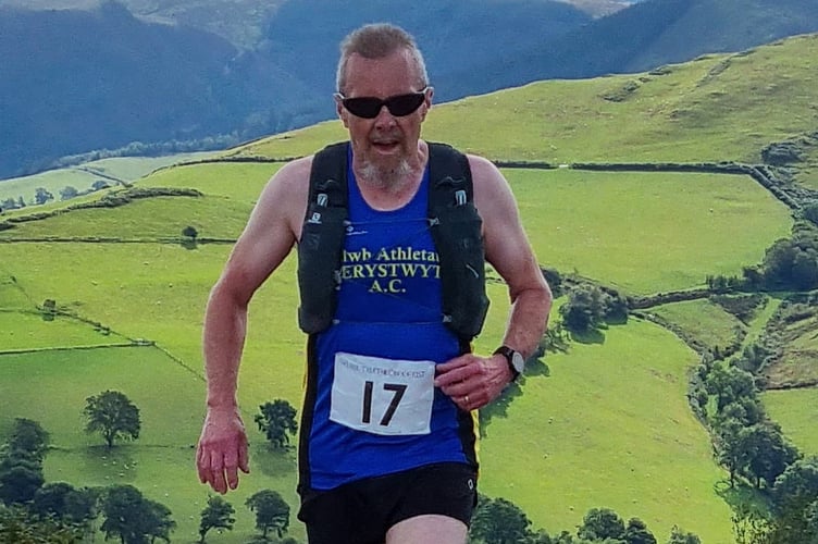 Dave Humphreys at the Glyndŵr 7 mile trail 2022