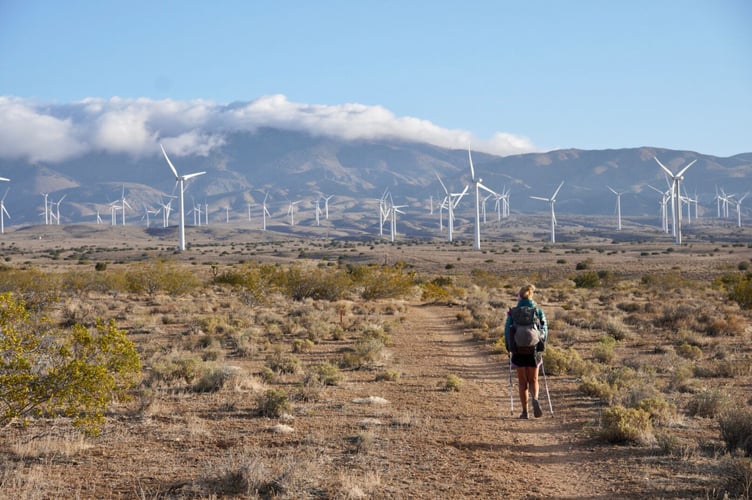 The duo walked the 2,500-mile trail in just 141 days