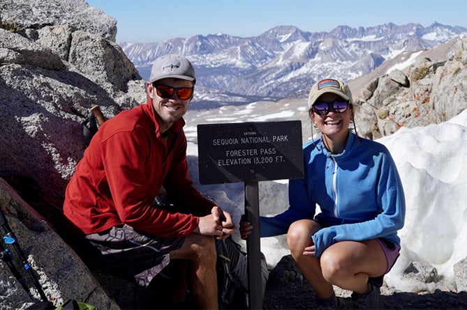 Conquering the Forester Pass in Sequoia National Park, California