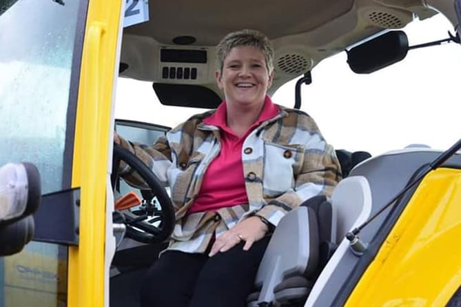 Nia Gore is organising a tractor run for the Bronglais Chemo Appeal