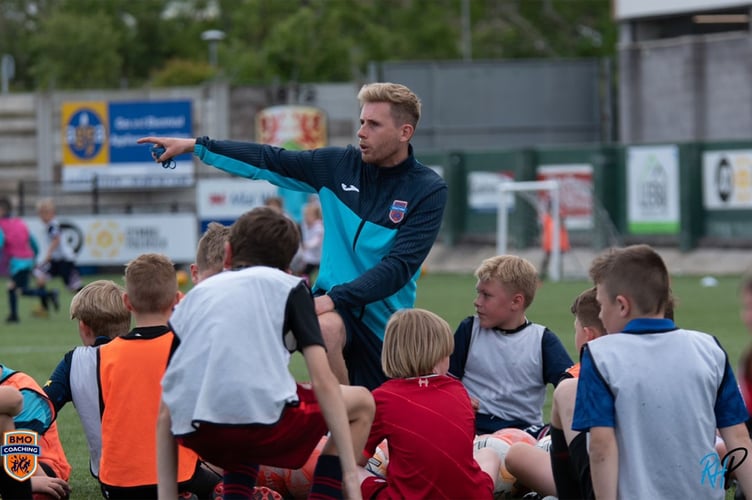 Children at some of the summer soccer camps BMO Coaching 2022