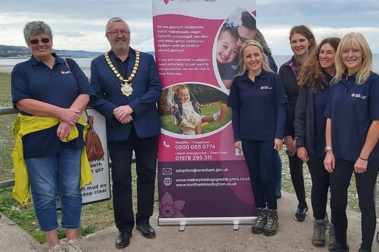 North Wales Adoption Service staff are stepping forward for children looking for permanent families