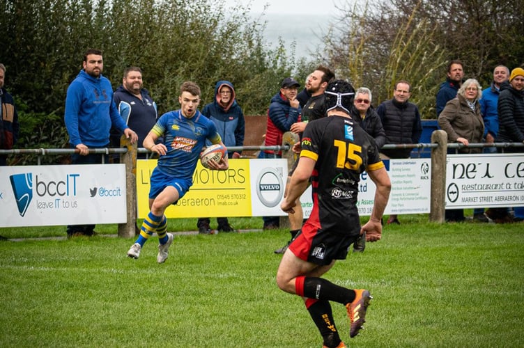 Aberaeron 36 Betws 5 wru division 3 Cup , group M 151022