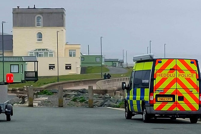 Searches have been made along the coast, including in Tywyn