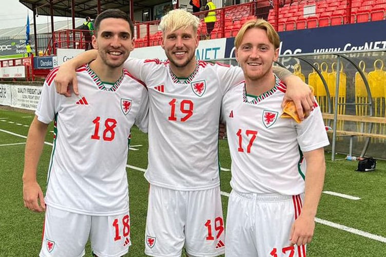 Meilir Williams, Callum Parry and Rhys Alun represented Tim Rhanbarthol Cymru last week