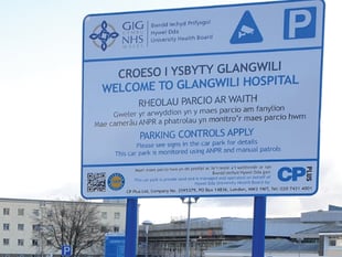 Police respond to Glangwili Hospital crash