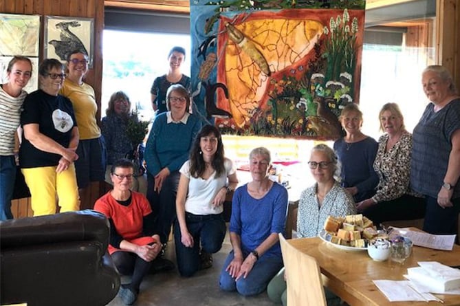 Participants spent over two years working to create the textile piece at Cletwr