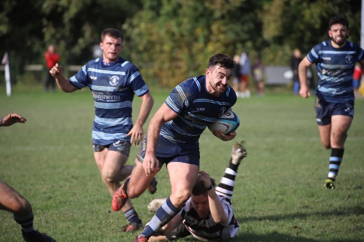 Aberystwyth 13 Gowerton 5, Admiral national league 1 west, 221022