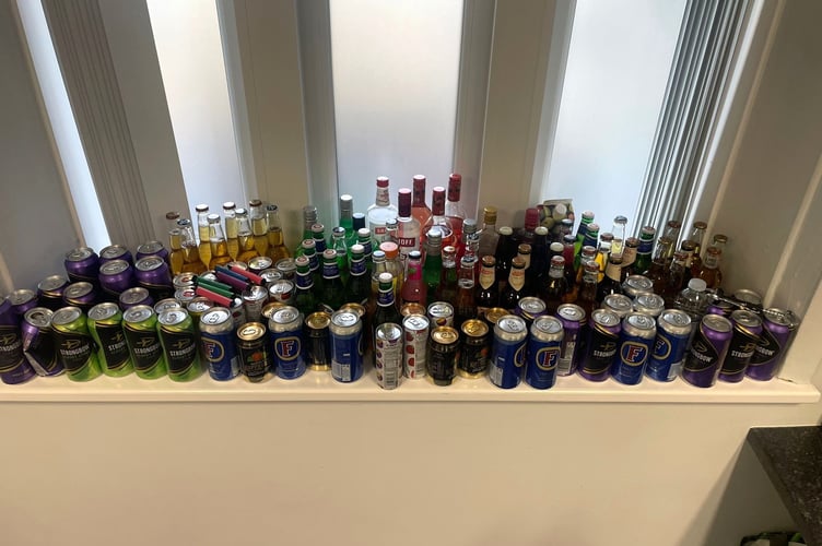 Alcohol seized