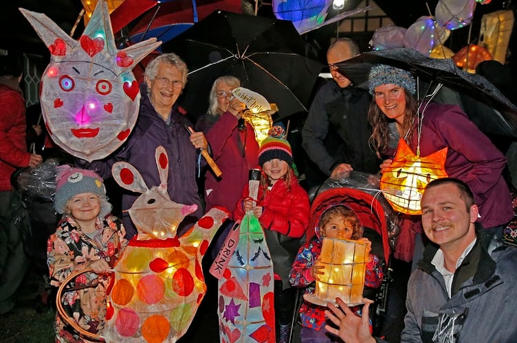 Machynlleth lantern parade 2019