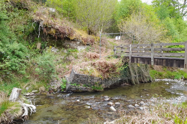 Bridge closed Machynlleth