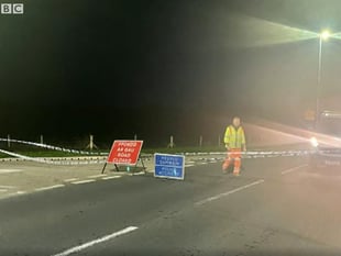Three in hospital and passengers ‘bruised and shaken’ after bus crash 