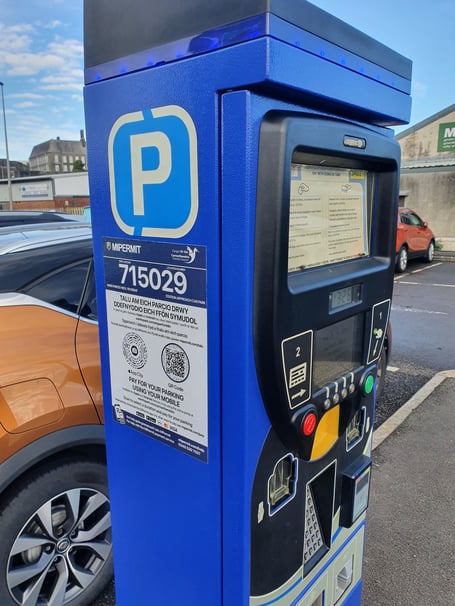 Cashless payment for parking at Carmarthenshire Council-owned car parks