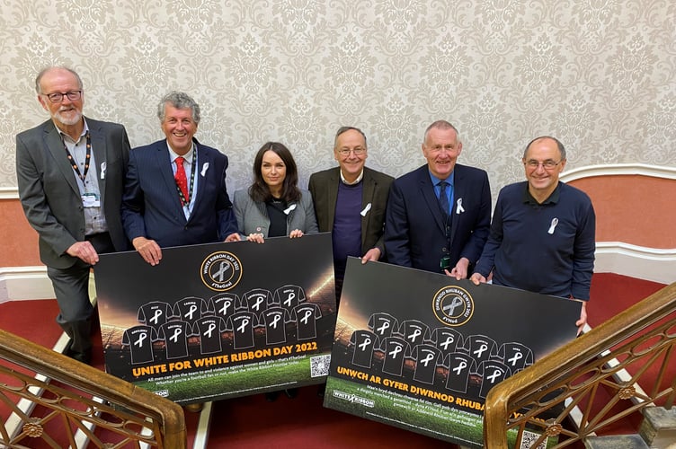 Cabinet members show their support for the campaign.