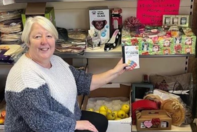 Village shop holds Christmas raffle to help Bronglais Appeal