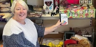 Village shop holds Christmas raffle to help Bronglais Appeal