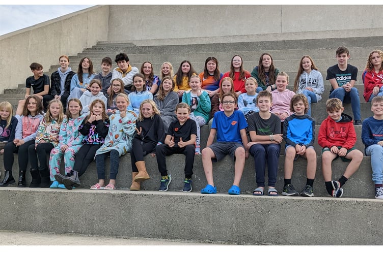 The junior ADASC swimmers who took part in the recent gala mini-meet 071222