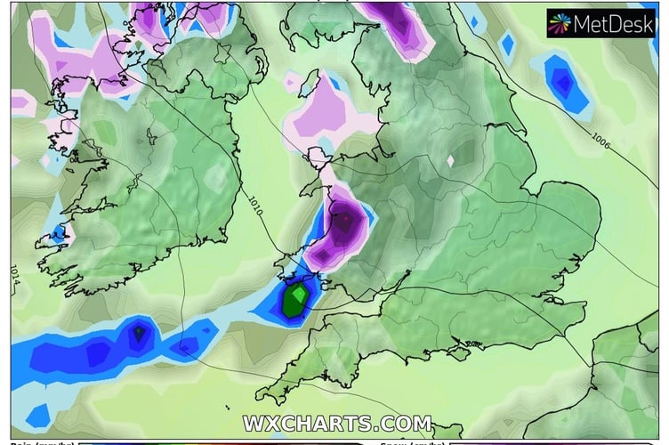 Snow map