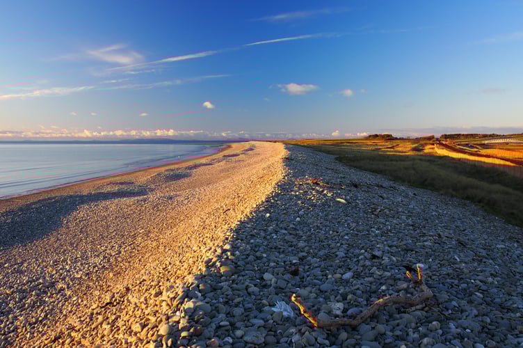 A stunning winter’s afternoon on Tywyn beach, photographed by Margaret Pugnet