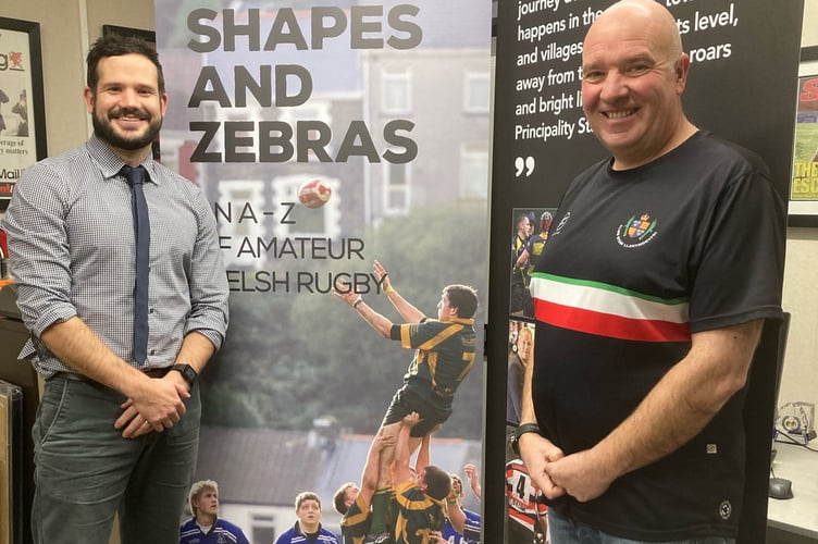 Andrew Hill (left) and Ian Williams, joint authors of All Shapes and Zebras