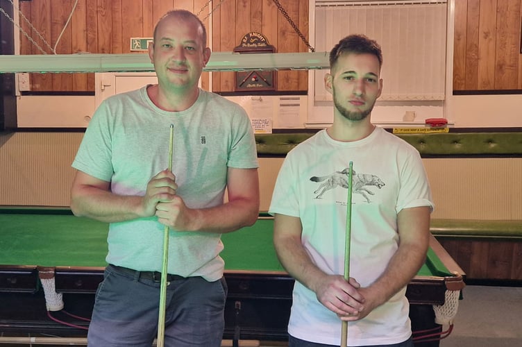 The Under 40s finalists
Ceredigion Snooker League
December 2022