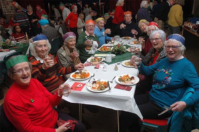 Festive cheer at Neuadd Dyfi