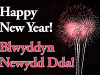 Happy New Year! Blwyddyn Newydd Dda!