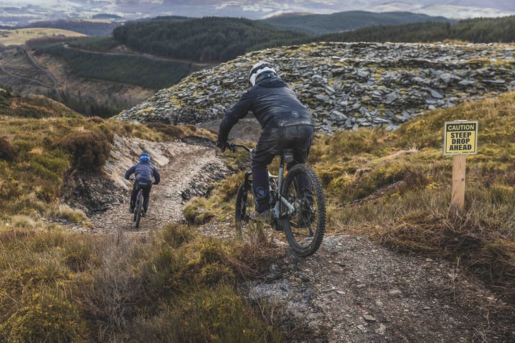 The newly-opened Lovely Dyfi is the 10th track at Dyfi Bike Park near Machynlleth