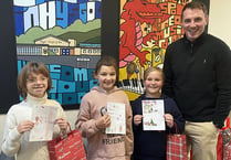Winners of foodbank's Christmas card competition announced