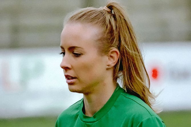 Ffiona Evans is looking forward to the chance to make history with the club
FAW Women's Cup semi final 2022
