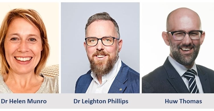 Health experts have received honorary professorships from Aberystwyth University