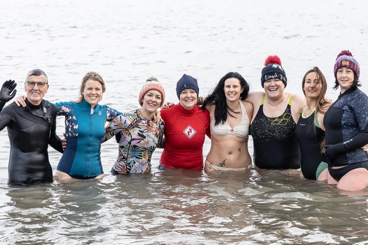 New Quay New Year dip