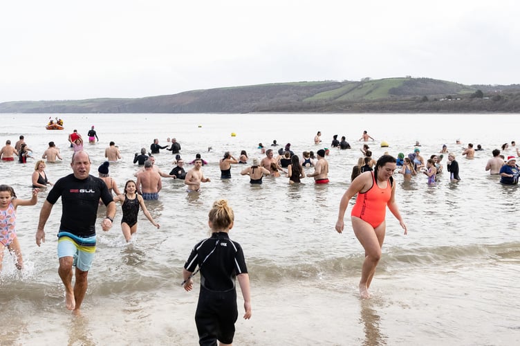 New Year Dip New Quay