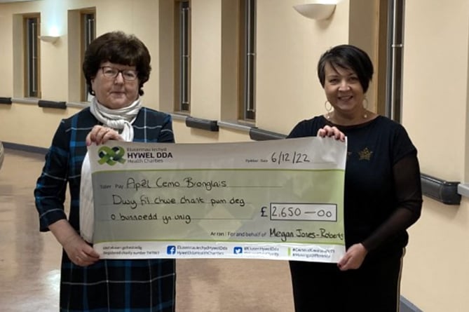 Bronglais Chemo Appeal Megan Jones Roberts