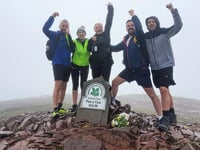 Friends in three peaks challenge raise £1,300