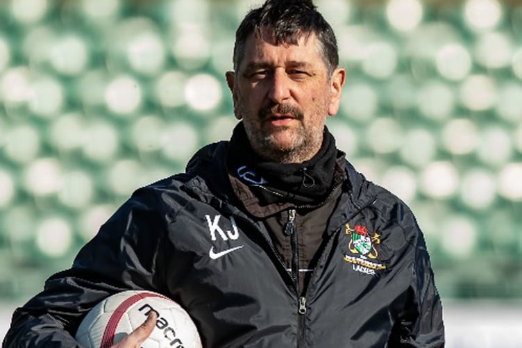 Kevin 'Bones' Jenkins, former coach of Aberystwyth Town Women FC