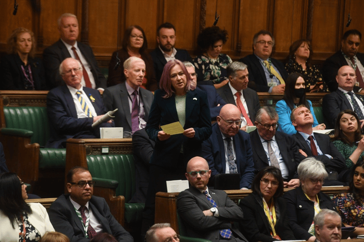 MP Liz Saville Roberts at PMQ's