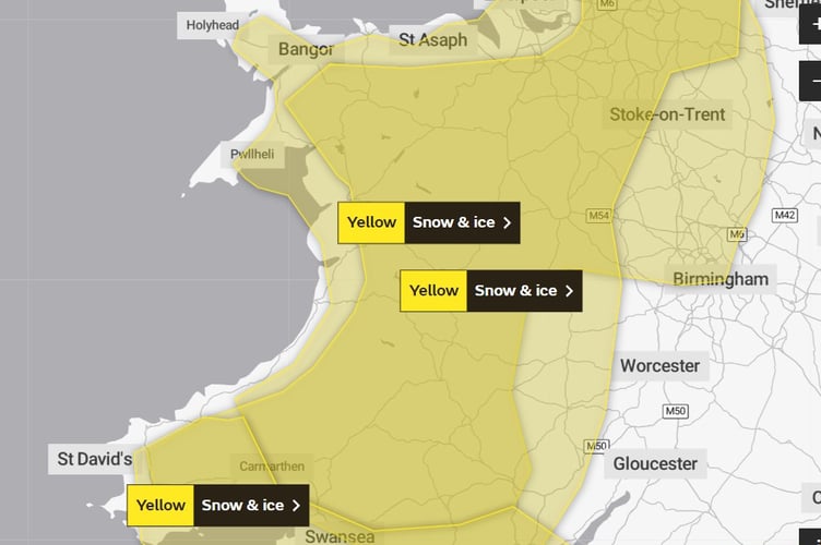 Snow warning