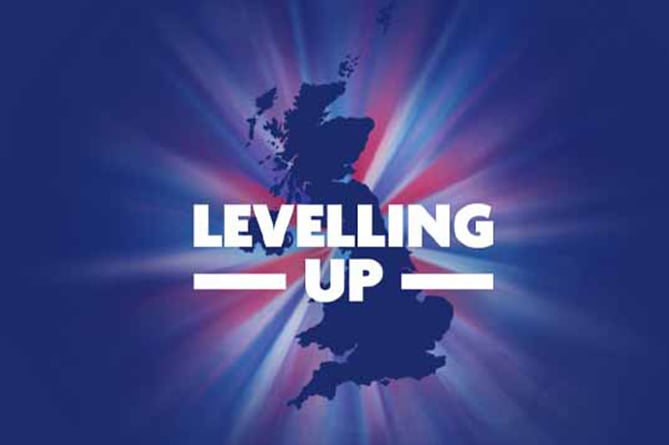 Levelling Up stock image