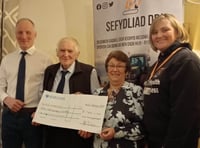 Bont Show donates £750 to DPJ Foundation