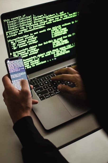 Cyber crime stock image