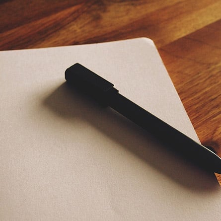 Pen Paper Meeting Workshop stock