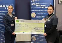 £300 raised for Bronglais Hospital Chemo Appeal