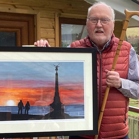 Wyn Mel and his Machlud Haul Aberystwyth picture