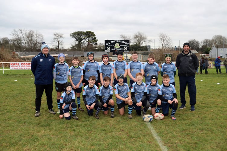 Aberystwyth Under 11s beat Pembroke Dock 25-5
Pembrokeshire Cup quarter final 110223
