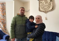 Aber woman's appeal for donations to Syrian earthquake victims