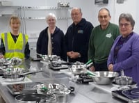 Food bank volunteers welcome addition of new kitchen
