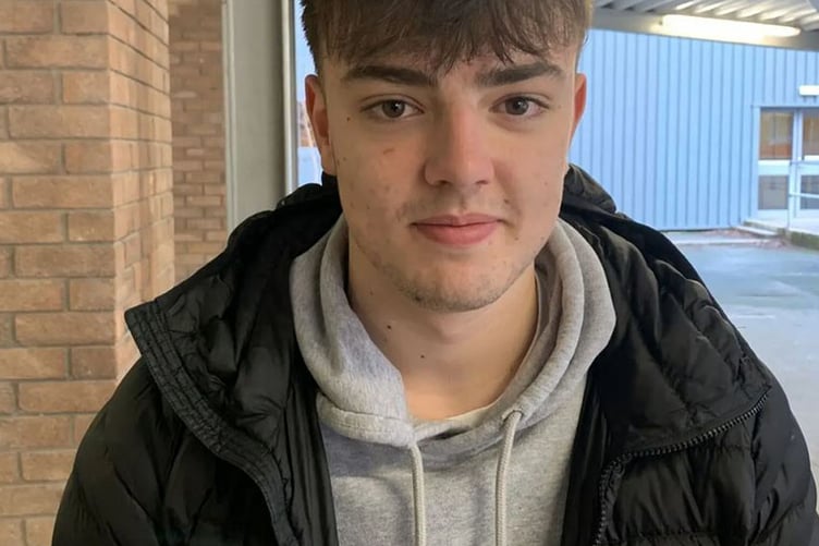 Coleg Meirion-Dwyfor Dolgellau student Cian Pritchard